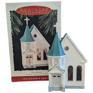 Hallmark Keepsake Ornament Church Nostalgic Houses & Shops